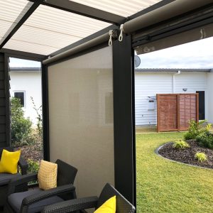 Outdoor Blinds for Deck | Channel Mesh