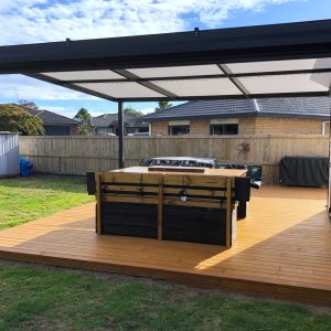 Pergola | Monopitch Outdoor Canopy PVC Roof
